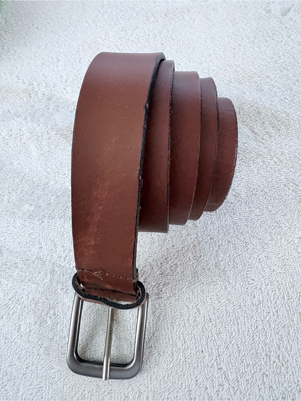 TIMBERLAND Brown Genuine Leather Men's Belt Durable Everyday Style Plus SZ 46